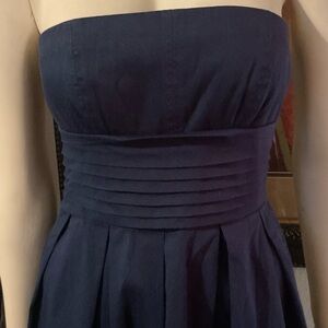 Teeze Me Strapless Midnight Blue Dress